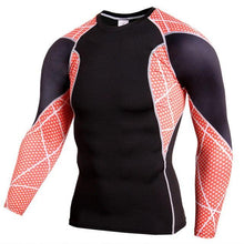 Load image into Gallery viewer, Mens Compression Long Sleeves Shirts Bodybuilding