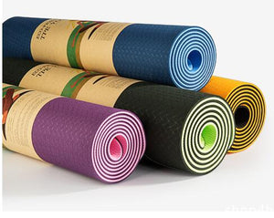 TPE Mats Fitness Yoga 6mm