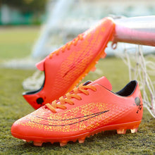 Load image into Gallery viewer, Men&#39;s Gold Orange Football Boots
