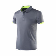 Load image into Gallery viewer, Gym Polo T-Shirt Running Men Quick Dry
