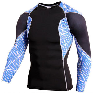 Mens Compression Long Sleeves Shirts Bodybuilding