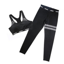 Load image into Gallery viewer, 2Pcs/Suit Women Gym Clothing Bra + Leggings High Waist
