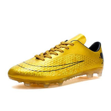 Load image into Gallery viewer, Men&#39;s Gold Orange Football Boots
